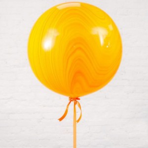 Большой шар Агат Yellow Orange 75 см