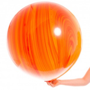 Большой шар Агат Red Orange 75 см